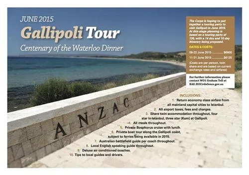 2015 ANZAC Tour